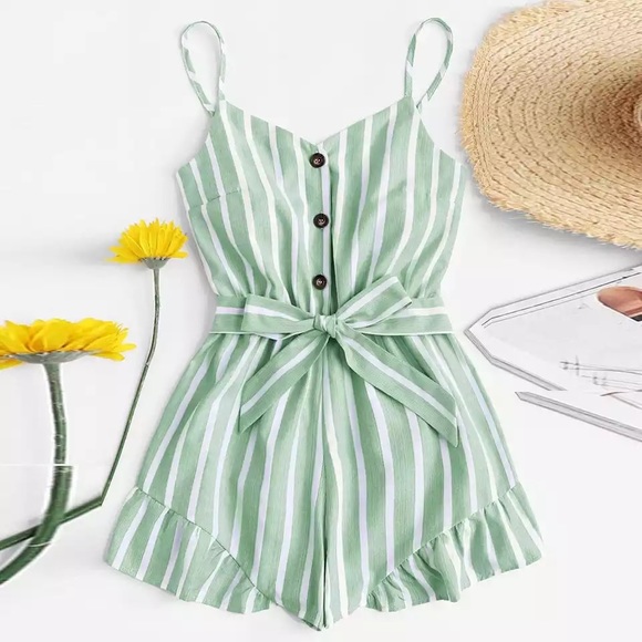 Pants - Mint romper